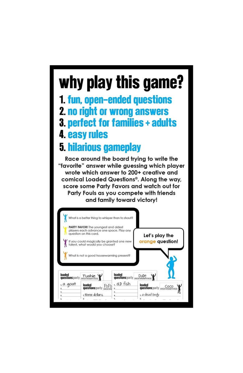 ALL THINGS EQUAL Loaded Questions Party An Epic Party Game Of Fun Questions, Alternate, color, Multicolored