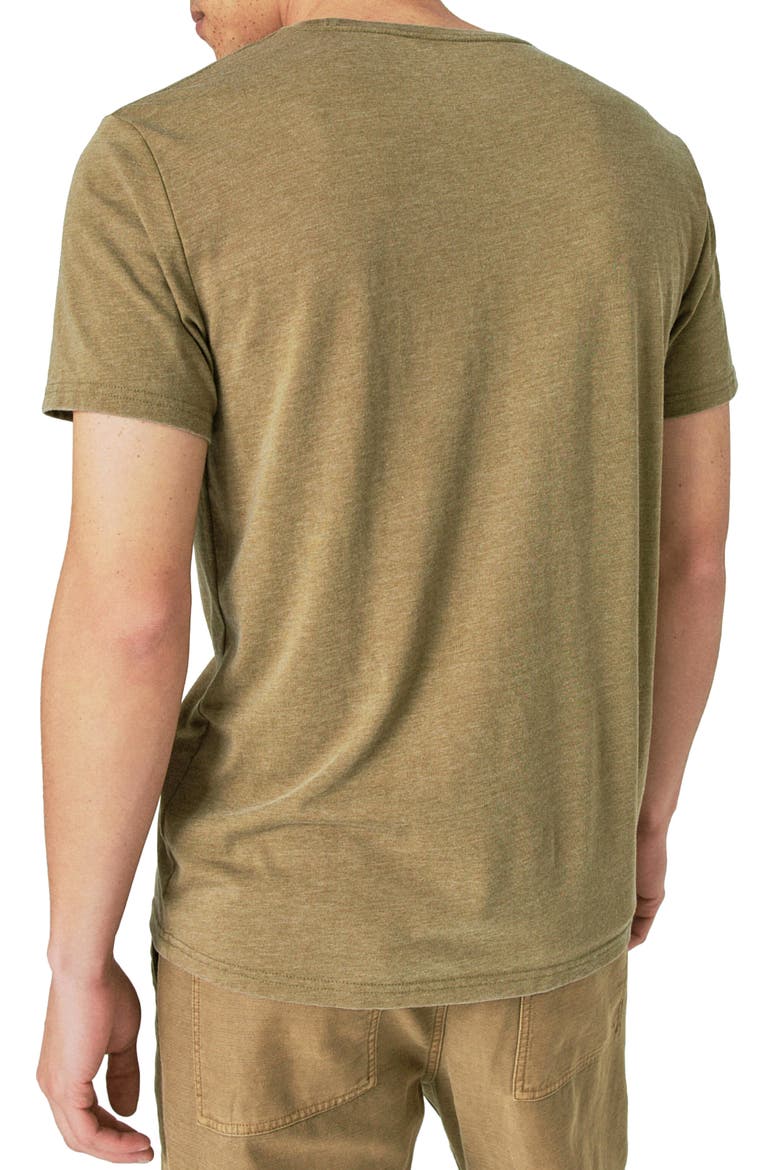 Venice Burnout Crewneck T-Shirt, Alternate, color, MILITARY OLIVE