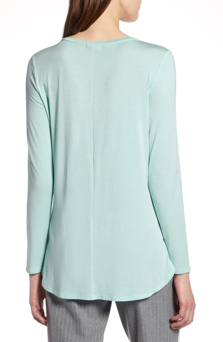 Halogen<sup>®</sup> V-Neck Tunic, Alternate, color, Blue Resort