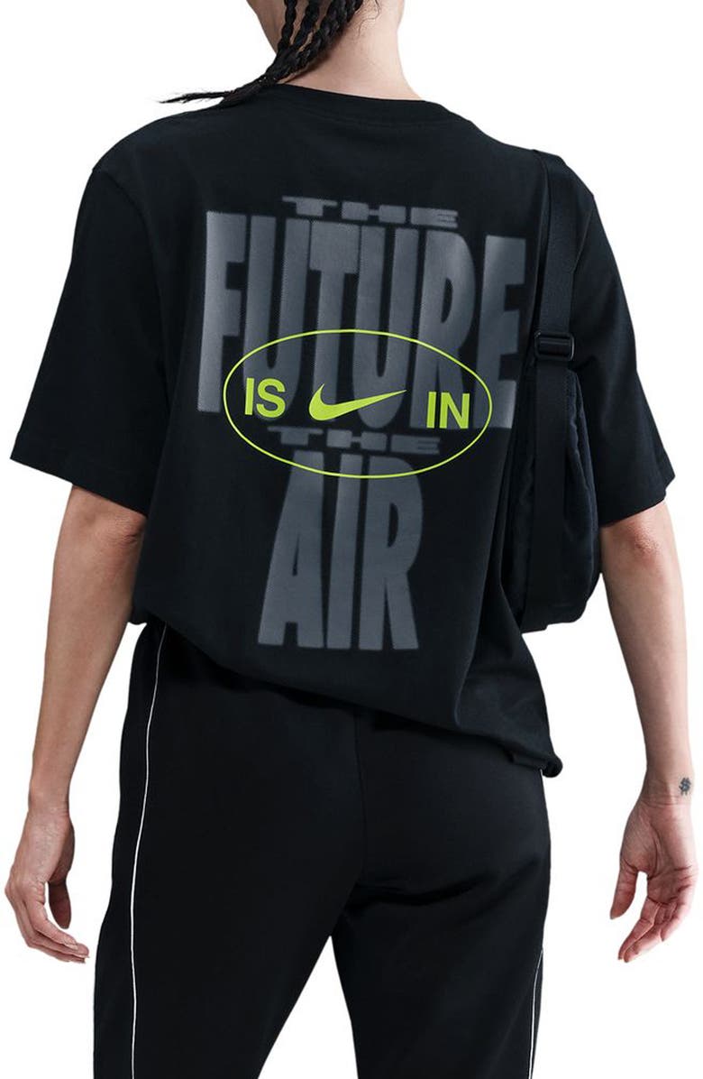 Nike Sportswear The Future is in the Air Graphic T-Shirt, Alternate, color, Black