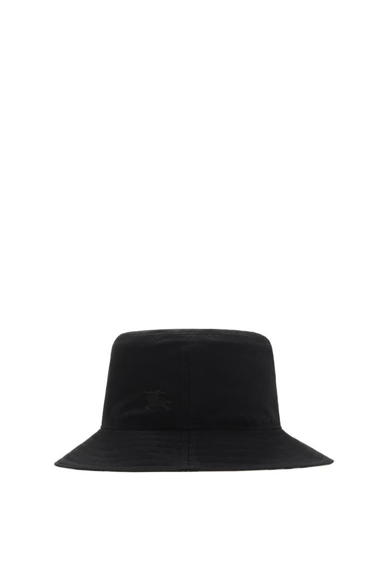 Reversible Gabardine Bucket Hat, Alternate, color, Black/sand beige
