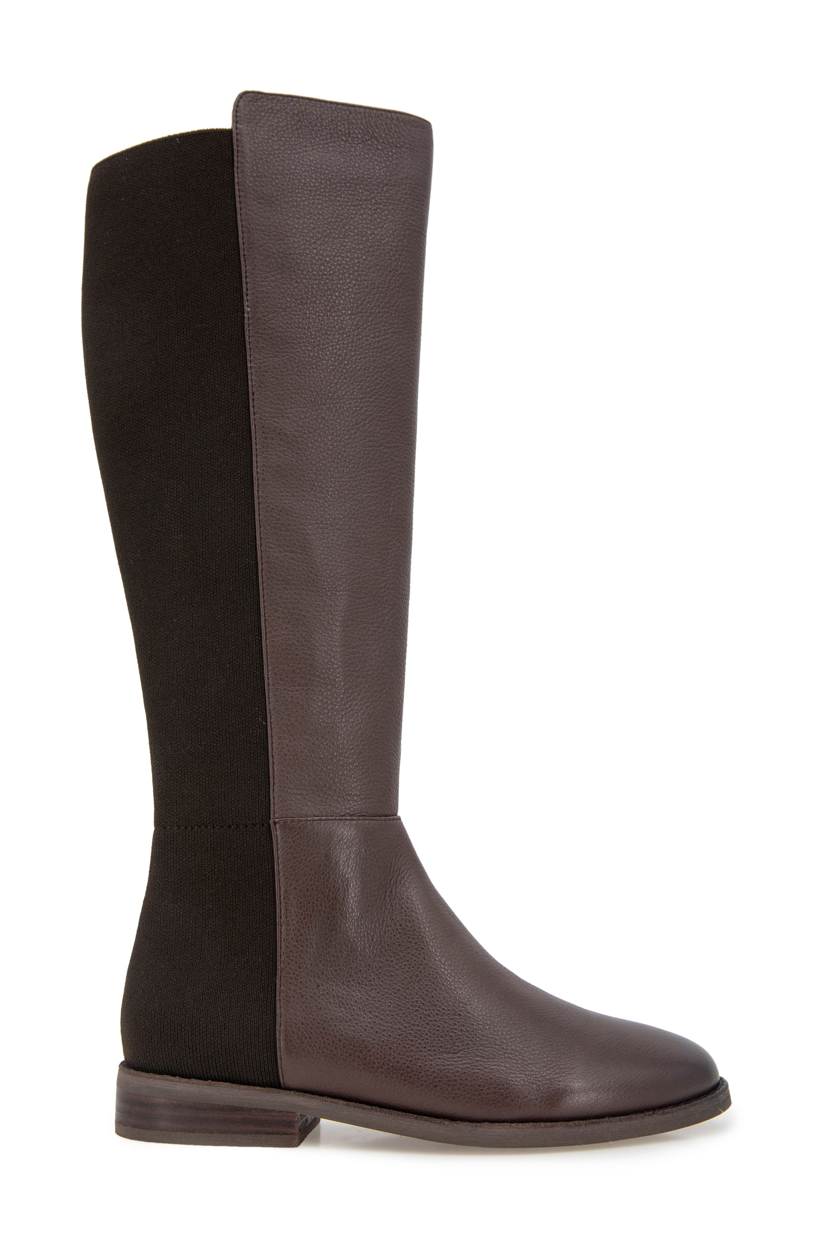 Emma Knee High Boot, Alternate, color, CHOCOLATE LEATHER