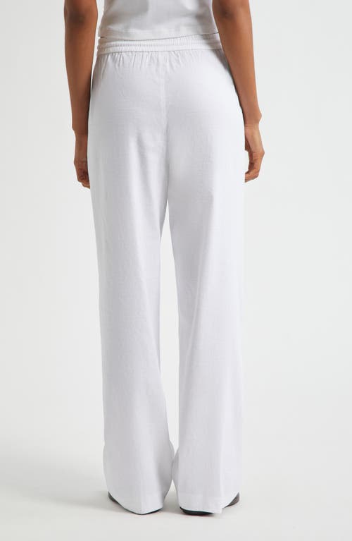 Theory Linen Blend Drawstring Pants