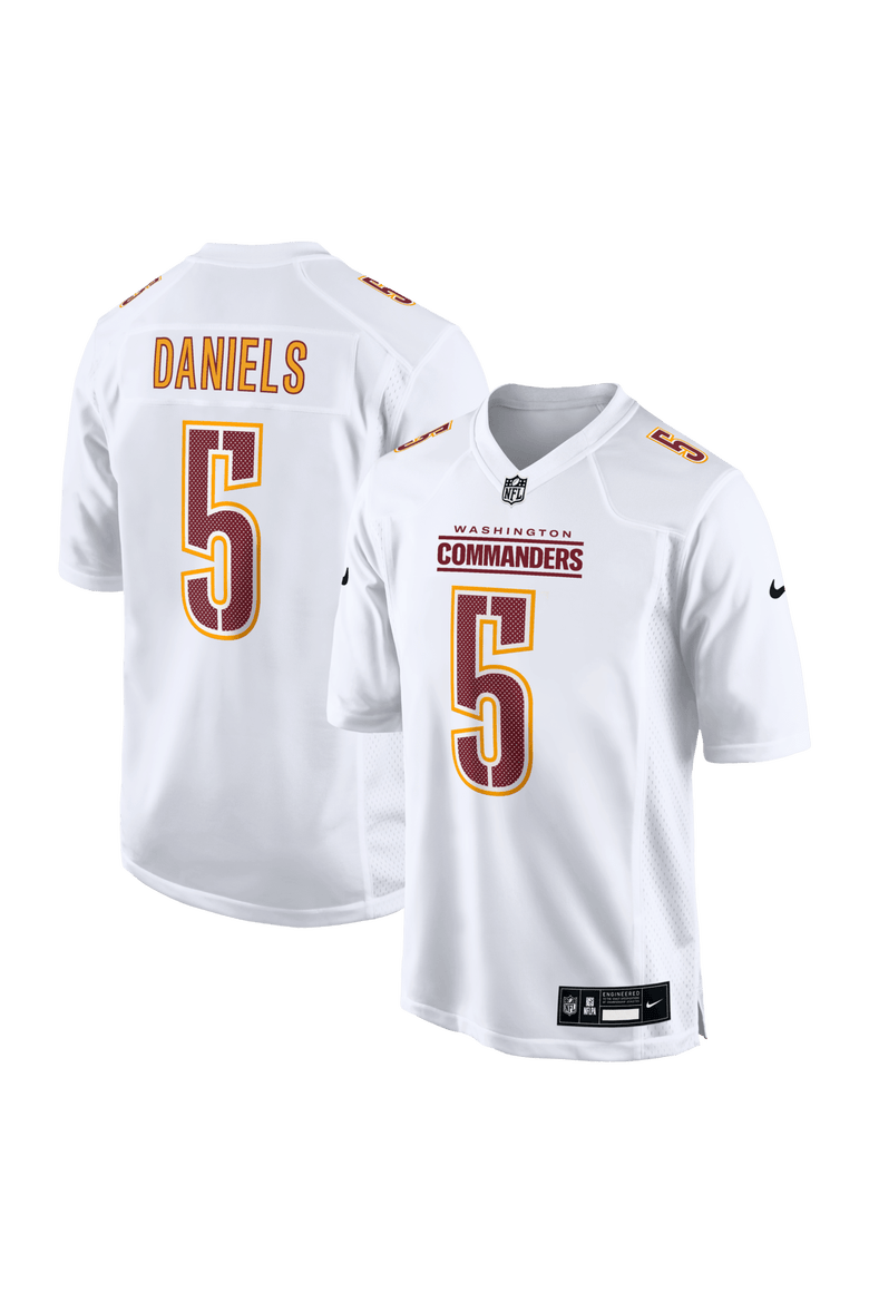 Men's Nike Jayden Daniels Tundra White Washington Commanders Fashion Jersey, Main, color, White
