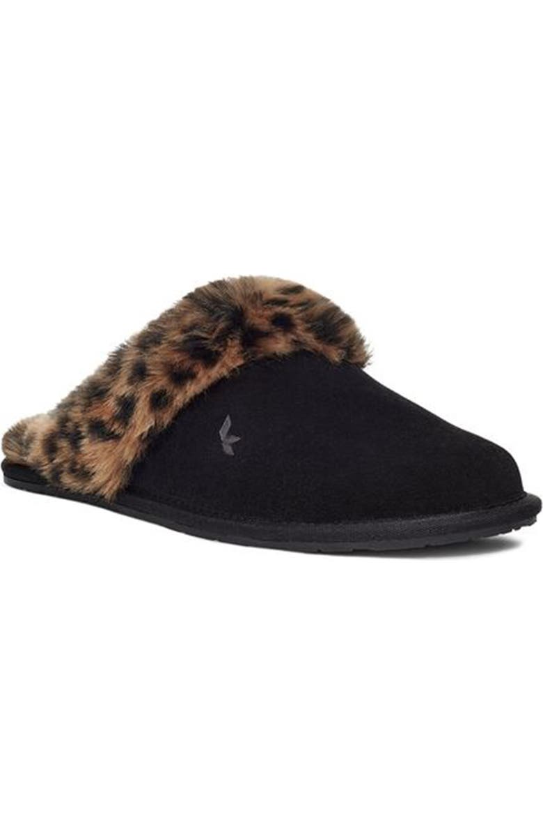 Koolaburra by UGG<sup>®</sup> Koolaburra by Ugg Milo Faux Fur Cheetah Scuff Slipper, Main, color,