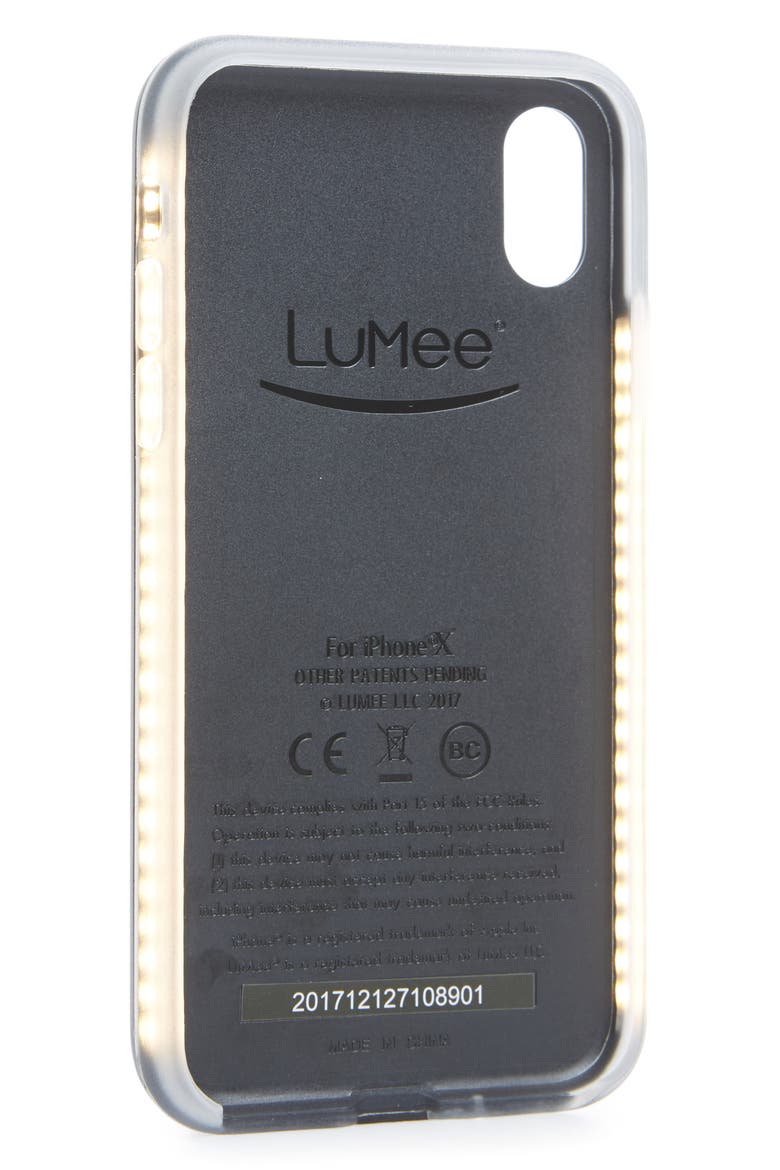 LED Lighted iPhone X/Xs Case, Alternate, color, ROSE