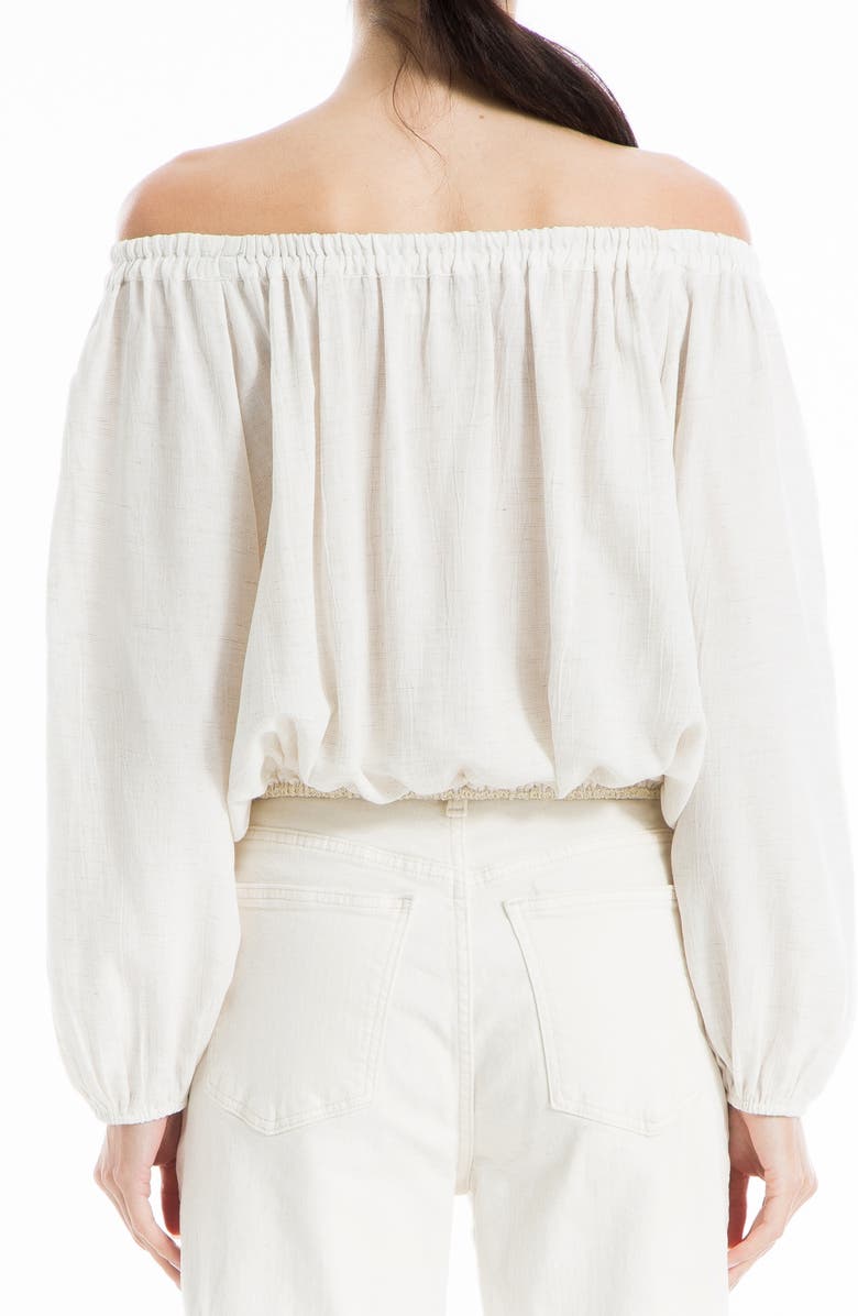 MAX STUDIO Bubble Sleeve & Hem Blouse, Alternate, color, Natural As Sampled