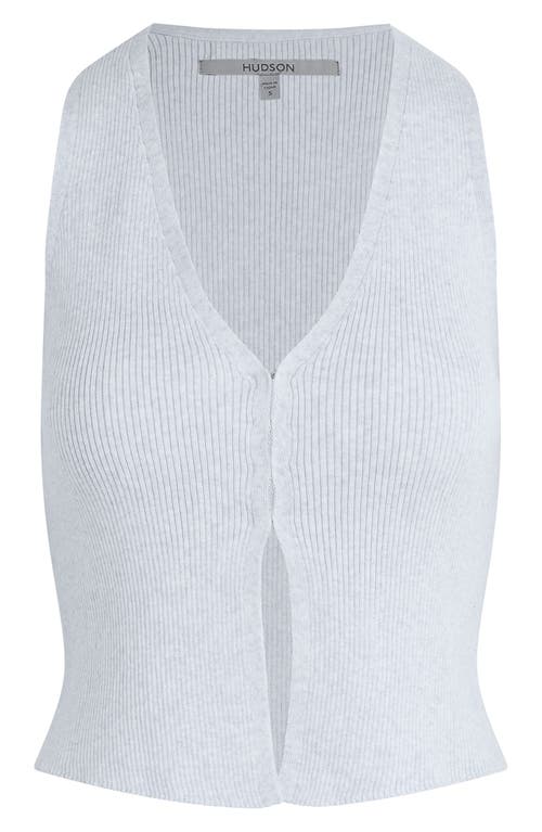 Hudson Sleeveless V Neck Sweater