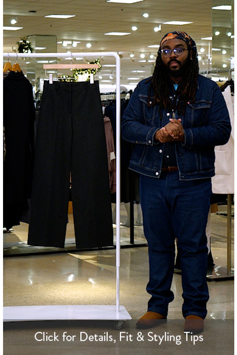 Mélange Wide Leg Pants video