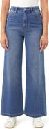 CURVE APPEAL Parisian Café 30-inch Ultra High Rise Wide Leg Knit Jeans