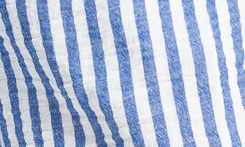 Max Studio Stripe Drawstring Waist Shorts