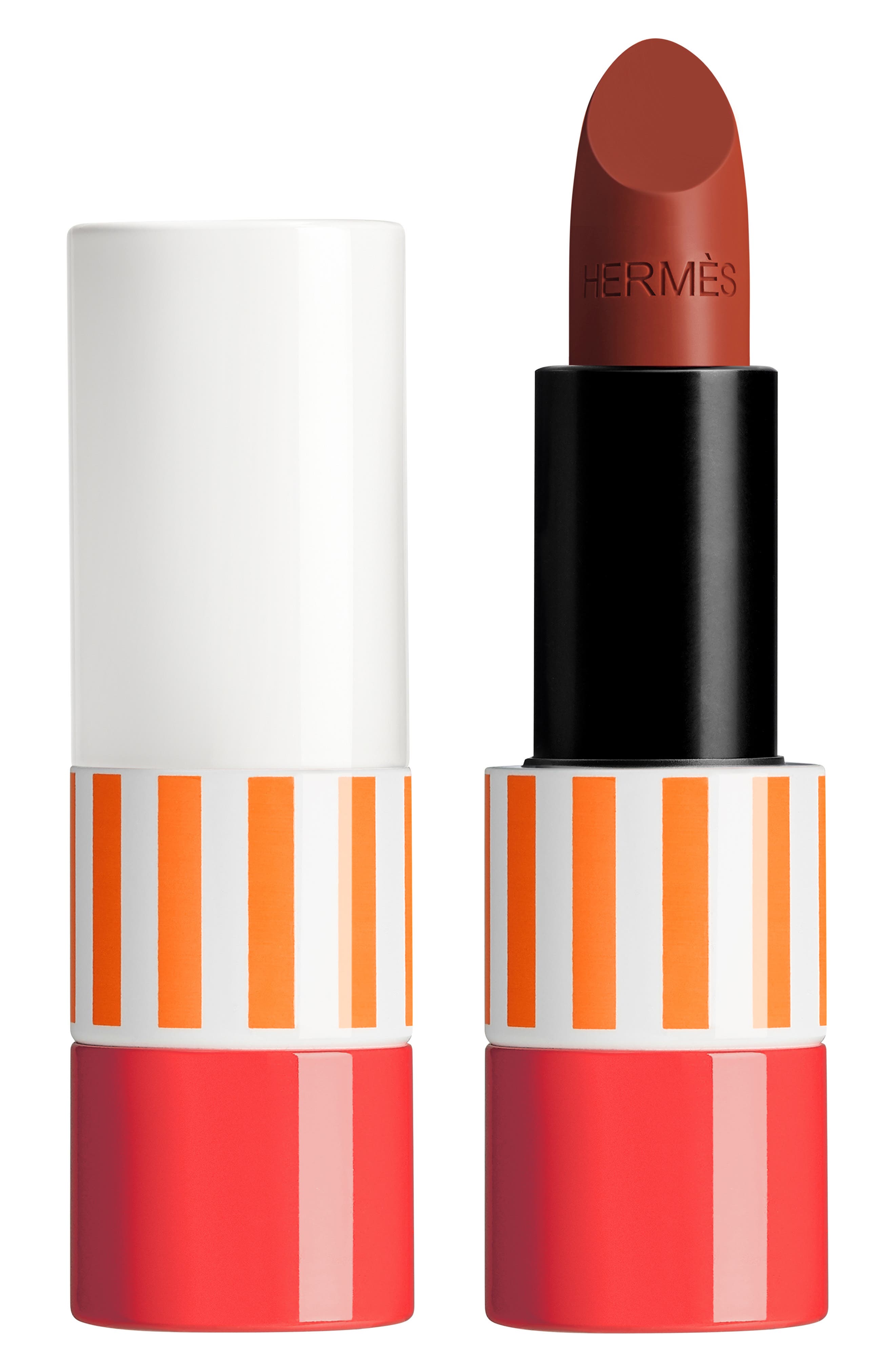 Rouge Hermès - Shiny lipstick, Limited edition, 22 Brun Yachting
