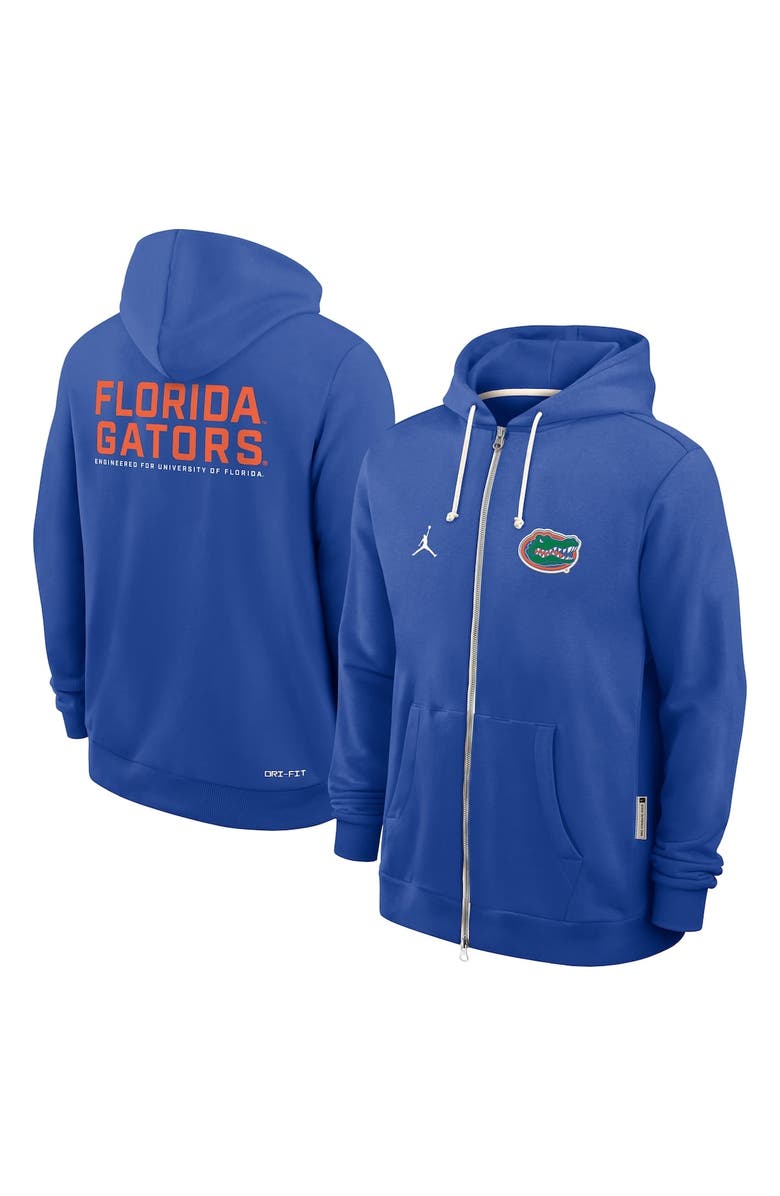 Jordan Brand Men's Jordan Brand Royal Florida Gators 2025 Sideline Performance Full-Zip Hoodie, Alternate, color, Royal