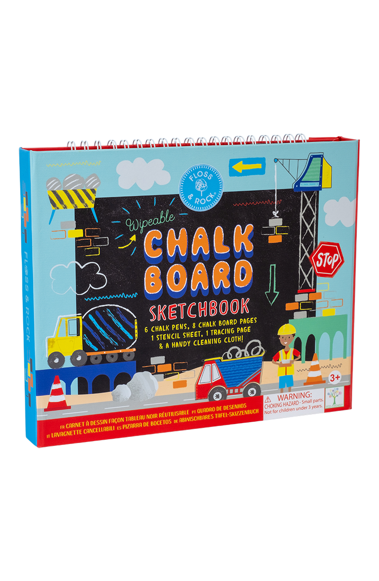 Floss & Rock Chalkboard Sketchbook, Main, color, Construction
