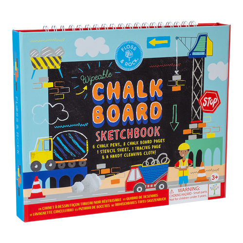 Floss & Rock Chalkboard Sketchbook in Construction  product