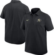 Nike Men's Nike Black Colorado Buffaloes Woven Polo