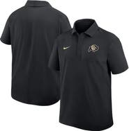 Nike Men's Nike Black Colorado Buffaloes Woven Polo