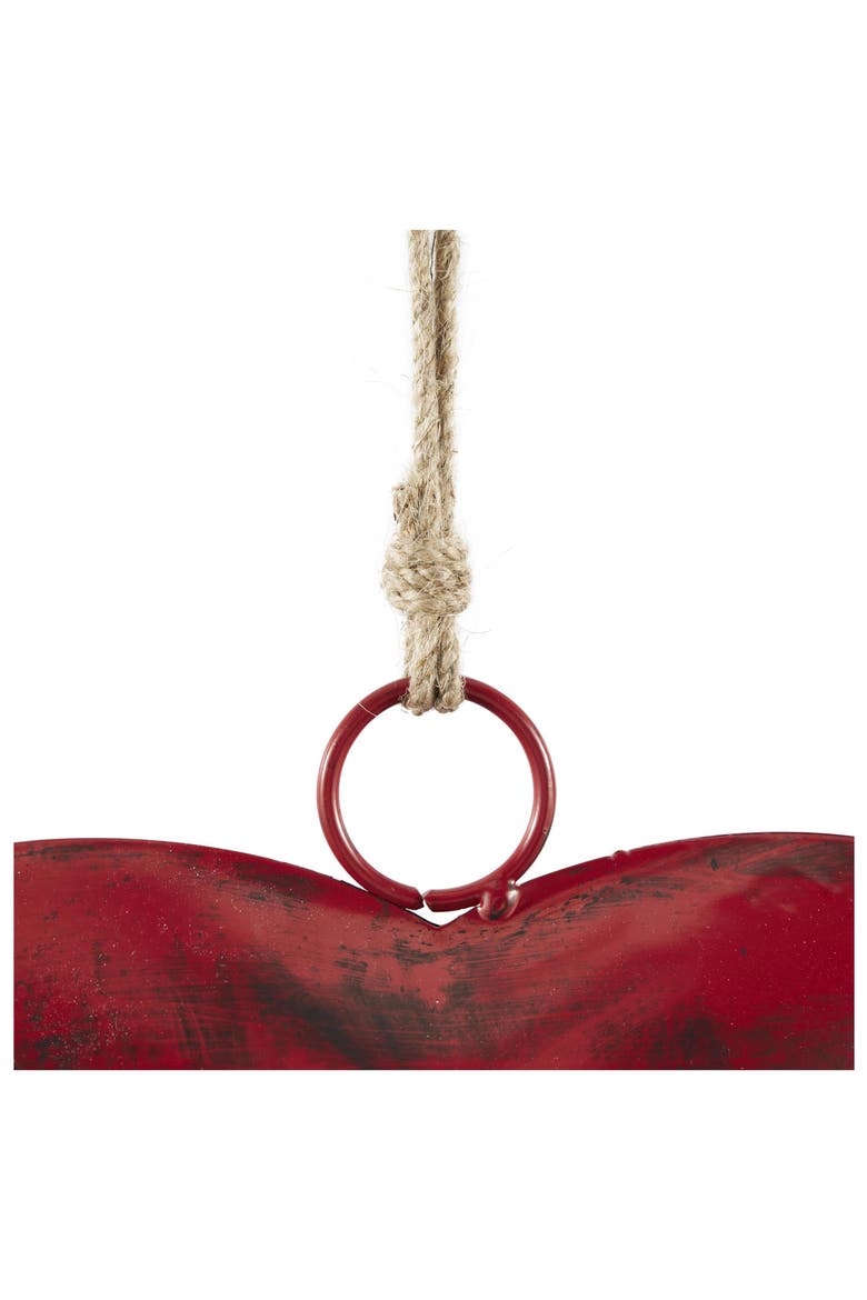 Eclectic Heart Set of 3 Meditation Bells, Alternate, color, RED