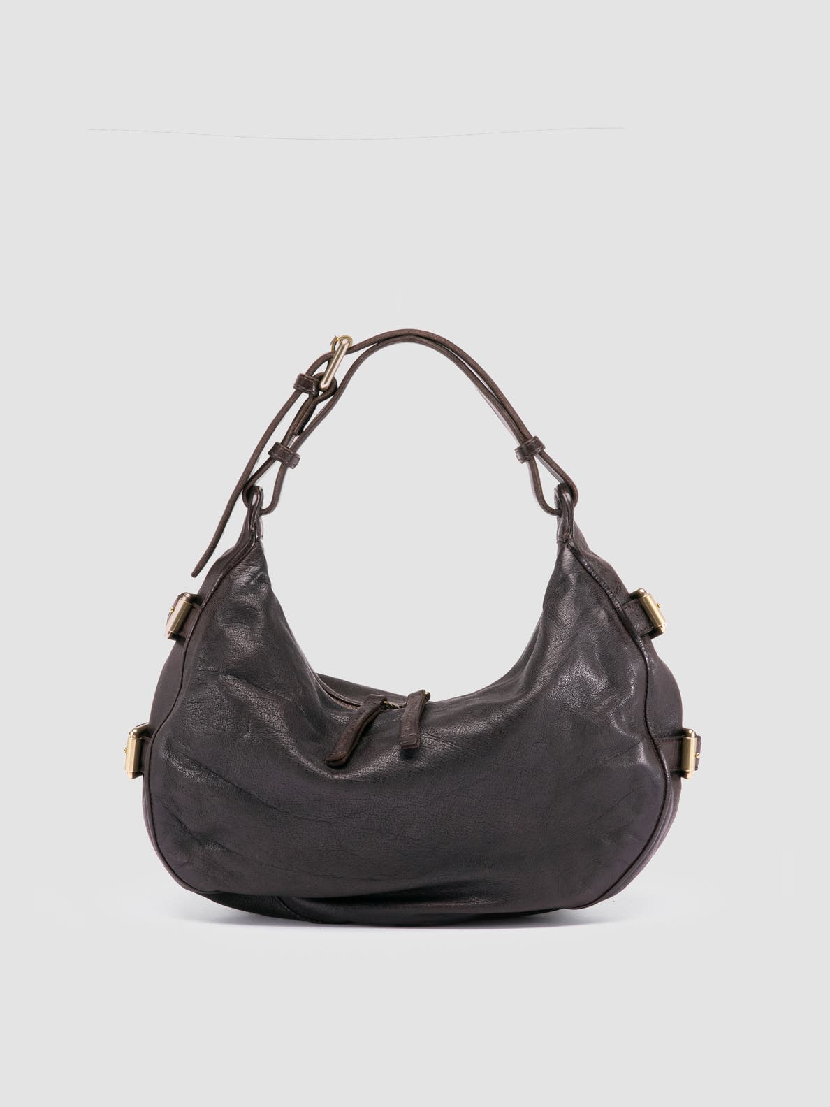 Officine Creative Julie 016 Shoulder Bag, Main, color, Dark Brown