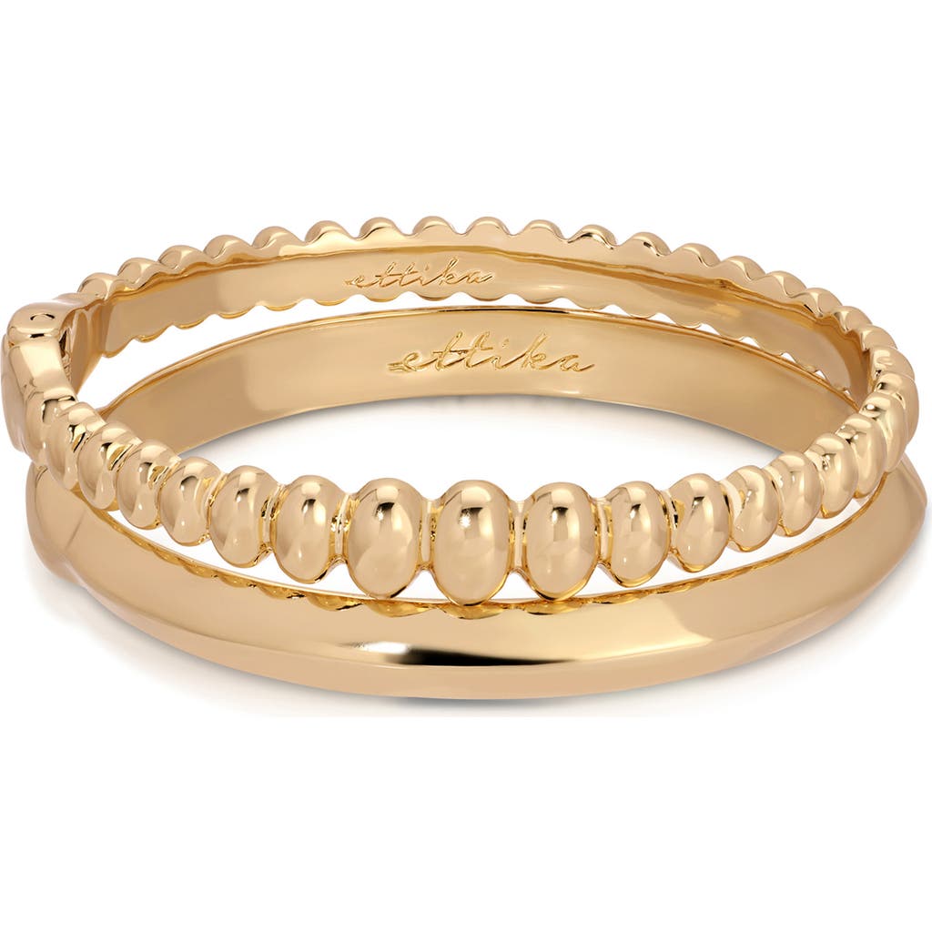 Ettika Set Of 2 Stacking Bangles