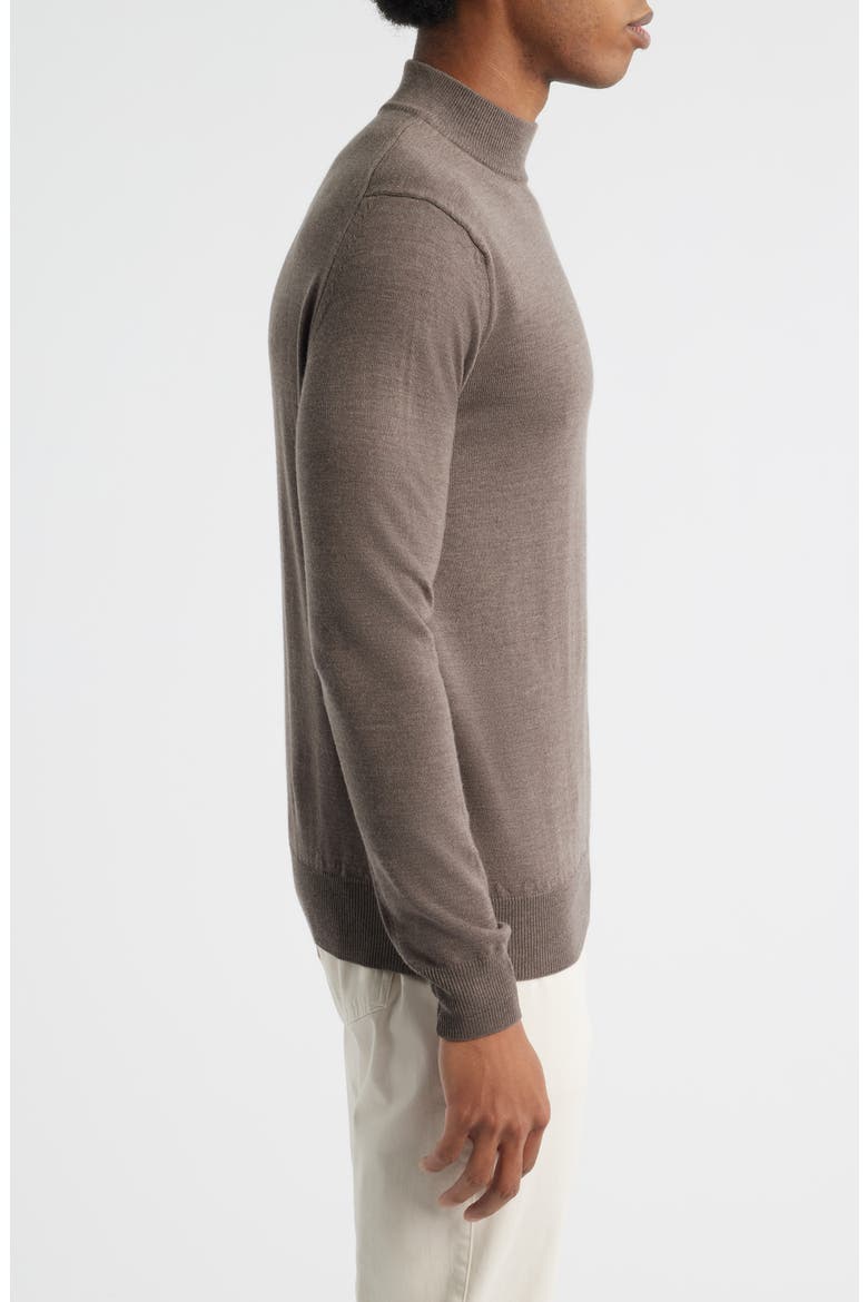 Cashwool® Mock Neck Sweater, Alternate, color, ASH GREY
