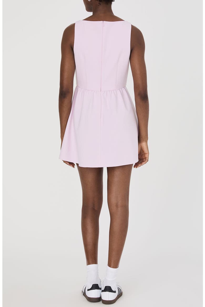 Whisper Boatneck Minidress, Alternate, color, SWEET PINK
