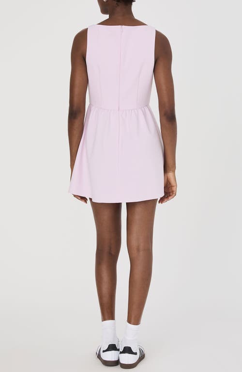 French Connection Whisper Mini Dress In Sweet Pink