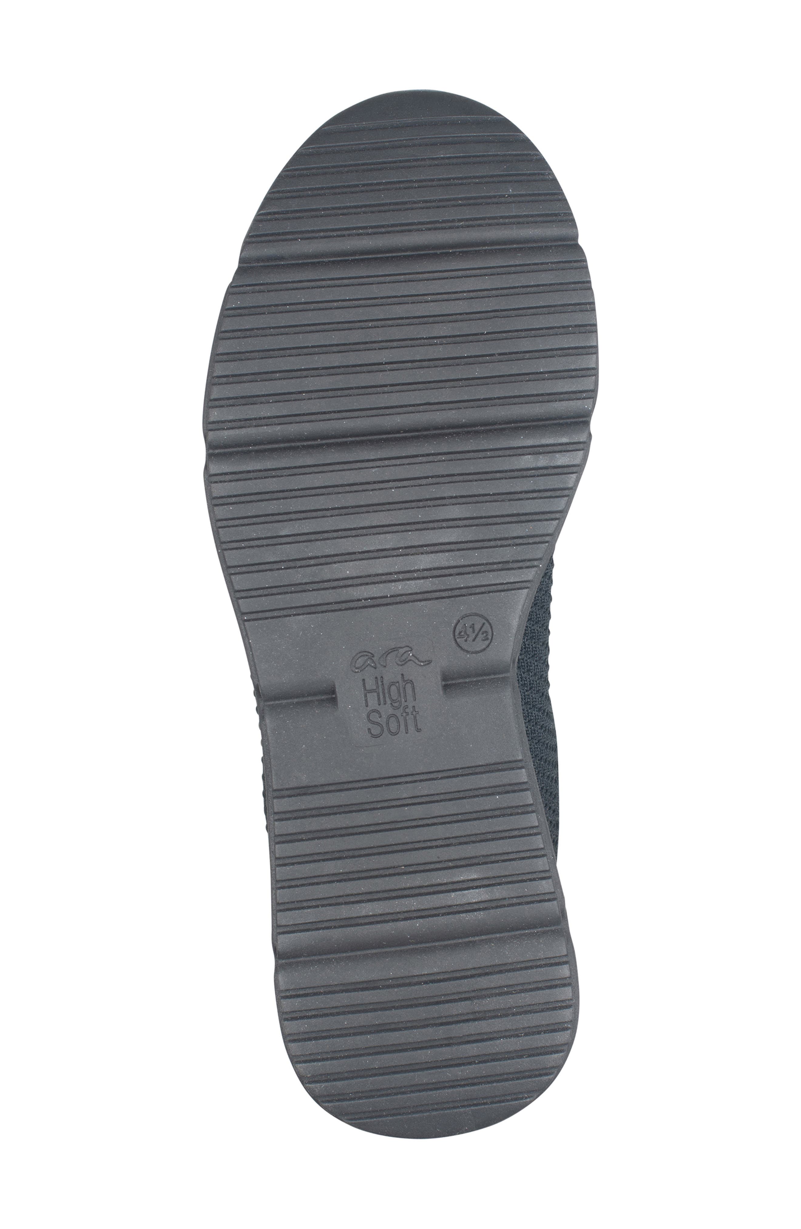 ara Nassau Waterproof Slip-On Sneaker, Alternate, color, Black