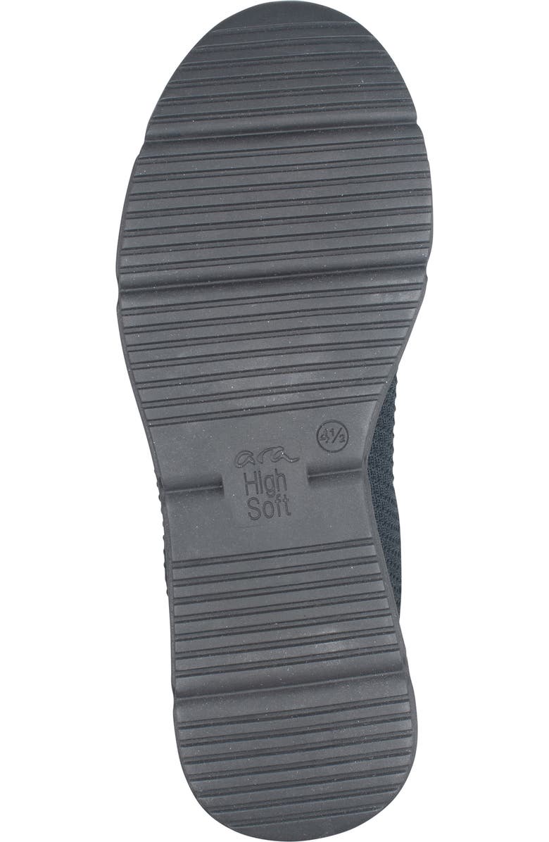 ara Nassau Waterproof Slip-On Sneaker, Alternate, color, Black