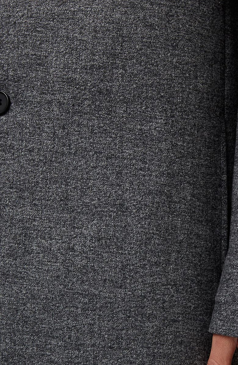 Topman Wool Blend Overcoat, Alternate, color,