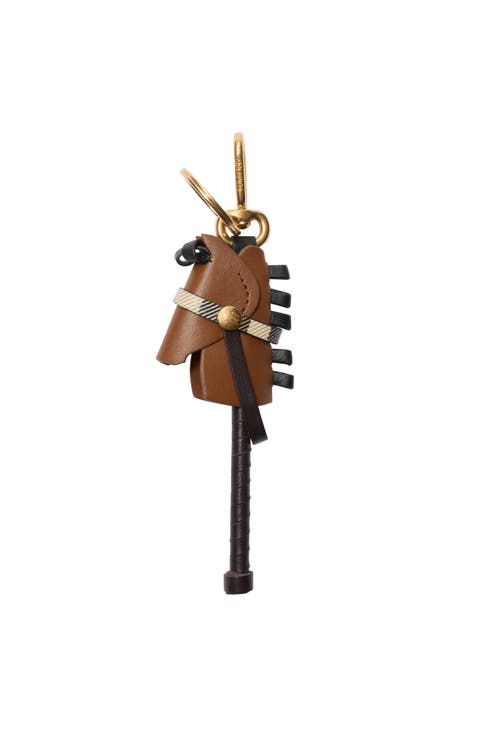 Leather Hobby Horse Charm