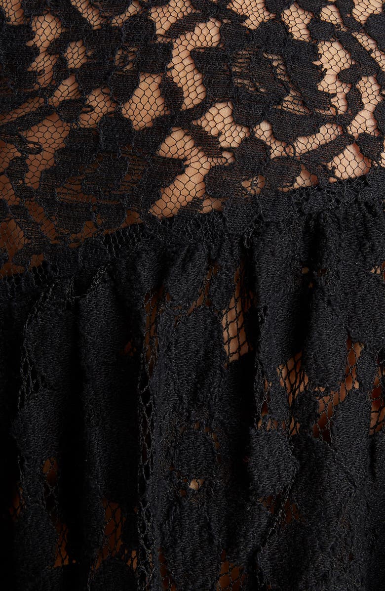 Isabel Marant Étoile Vetea Floral Lace Ruffle Top, Alternate, color,