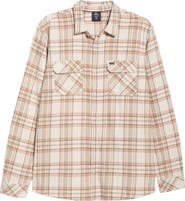 Rip Curl Griffin Plaid Cotton Flannel Button-Up Shirt