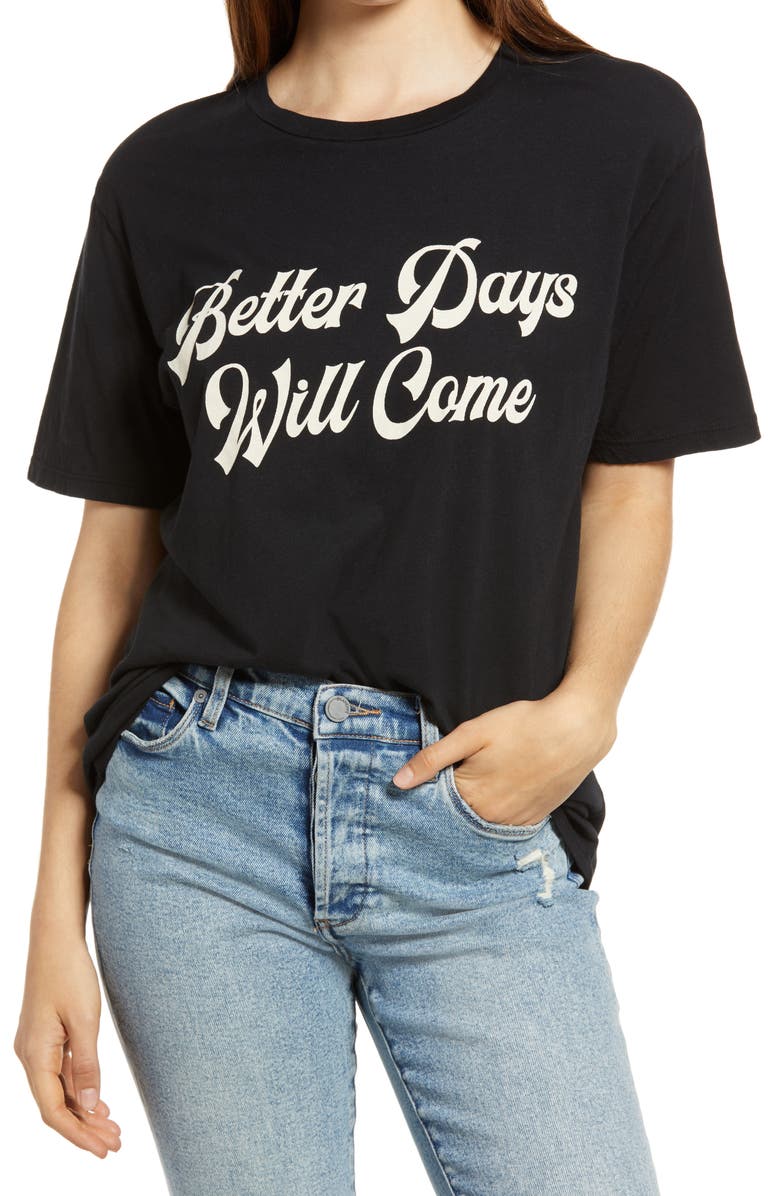 Project Social T Better Days Will Come Graphic Tee, Main, color,