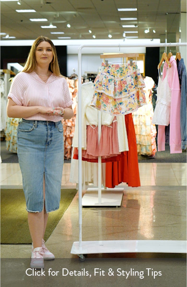 Kids' Lace Trim Ruffle Skort, sales video thumbnail