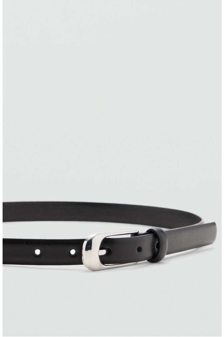 Leather Belt, Alternate, color, BLACK