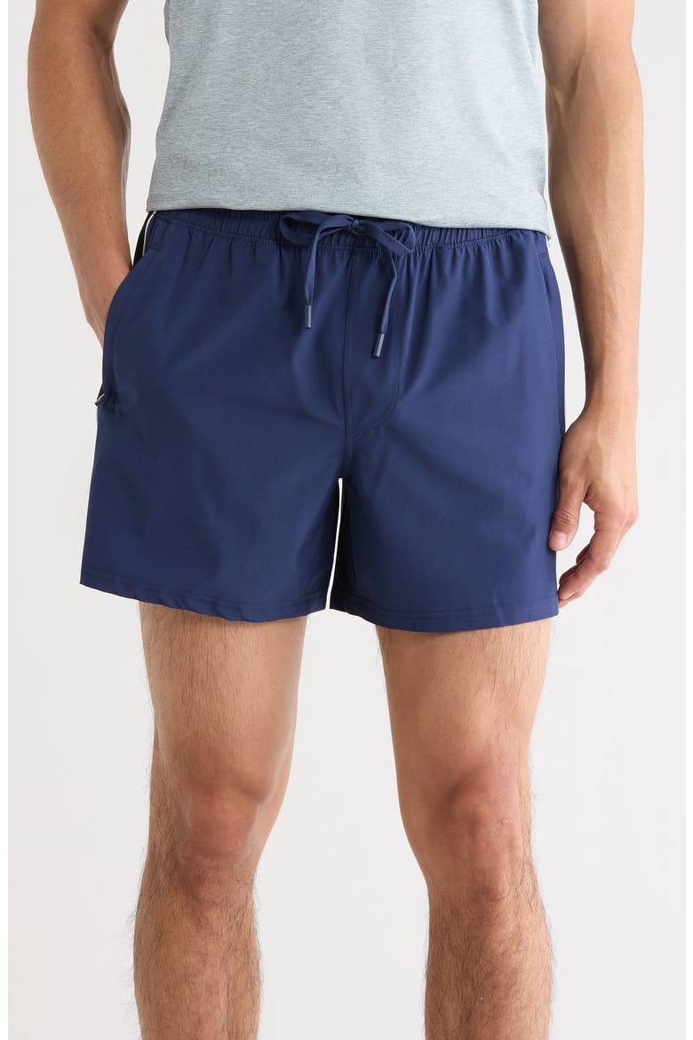 Lightstreme Daxton 5-Inch Shorts, Main, color, NAVAL BLUE/ WHITE