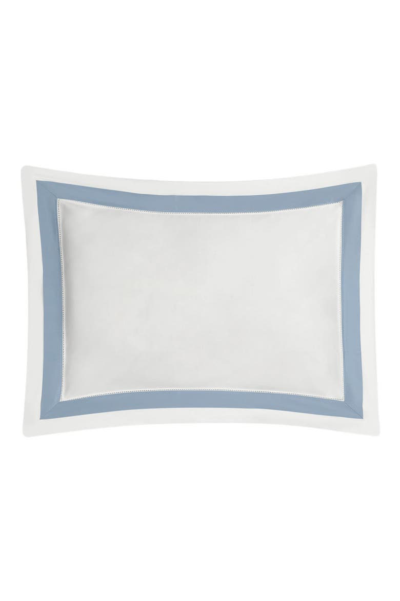 Ambrose Pillow Sham, Main, color, BONE/ HAZY BLUE