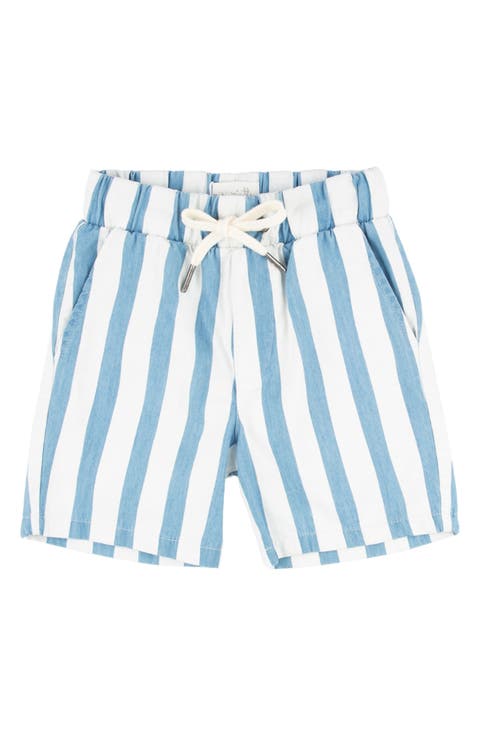 Kids' Logan Stripe Chambray Pull-On Shorts (Toddler & Little Kid)