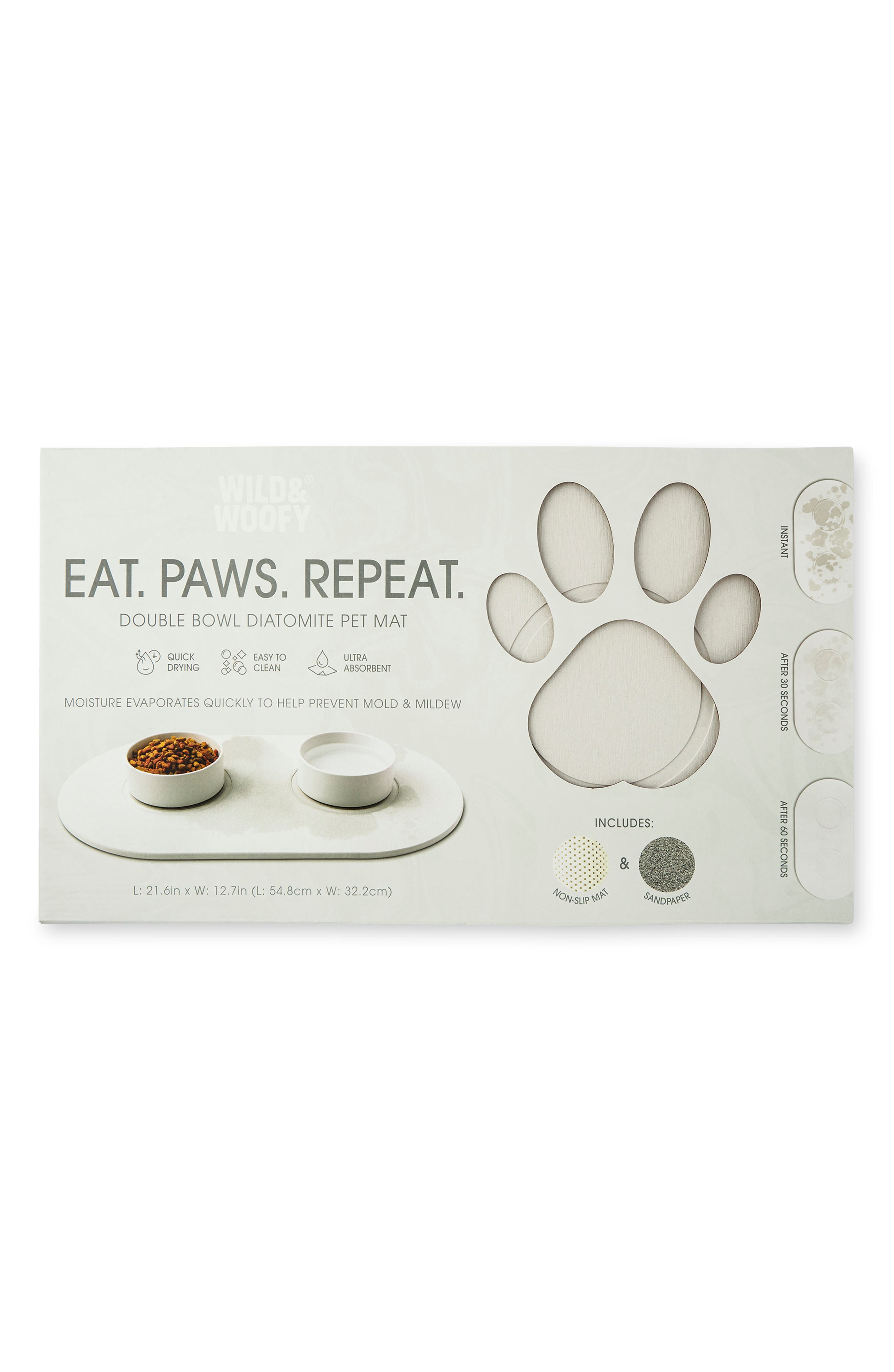 Core Home Double Bowl Diatomite Pet Mat