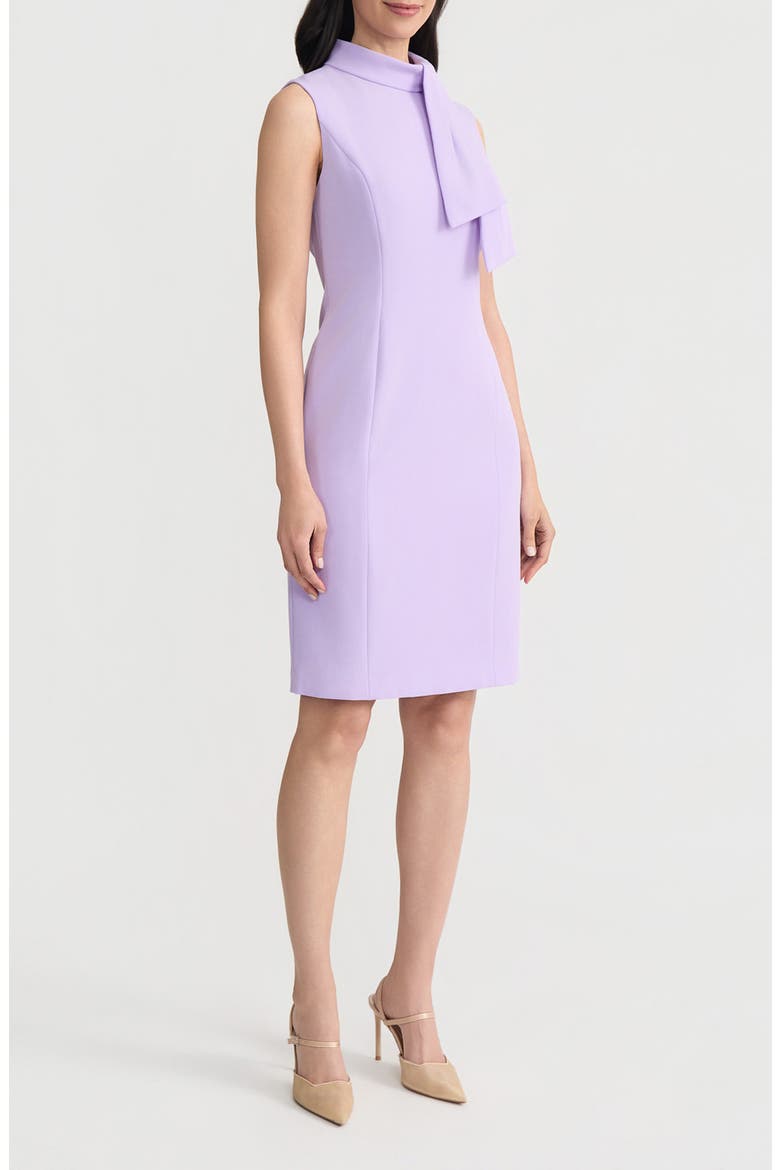 Spring Tie Neck Sleeveless Sheath Dress, Alternate, color, LAVENDER MIST