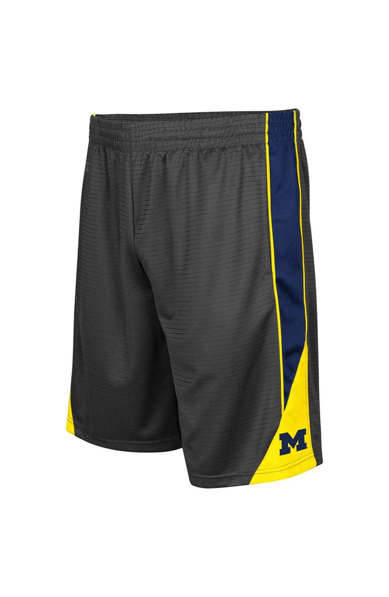 COLOSSEUM Men's Colosseum Charcoal Michigan Wolverines Turnover Shorts, Main, color, Charcoal