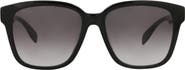 McQueen 56mm Square Sunglasses