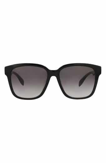 McQueen 56mm Square Sunglasses