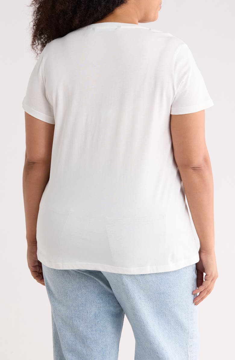 VERO MODA La Femme Graphic T-Shirt, Alternate, color, Snow White Print La Femme