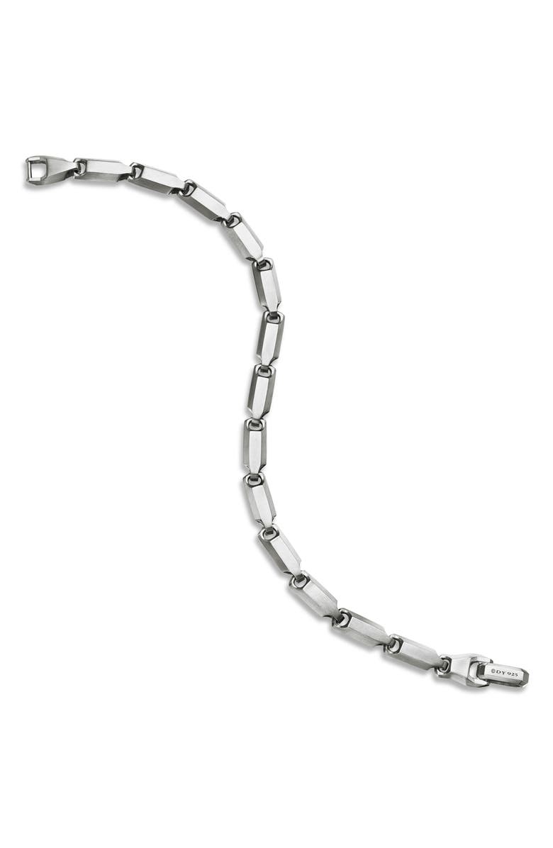 David Yurman Faceted Link Bracelet, 3mm, Alternate, color, Sterling Silver