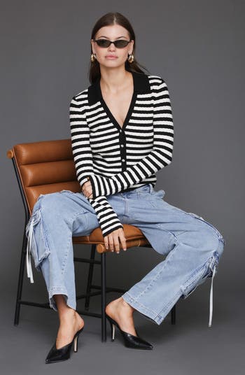 The Dodger Skimp High Waist Cuffed Hem Wide Leg Jeans
