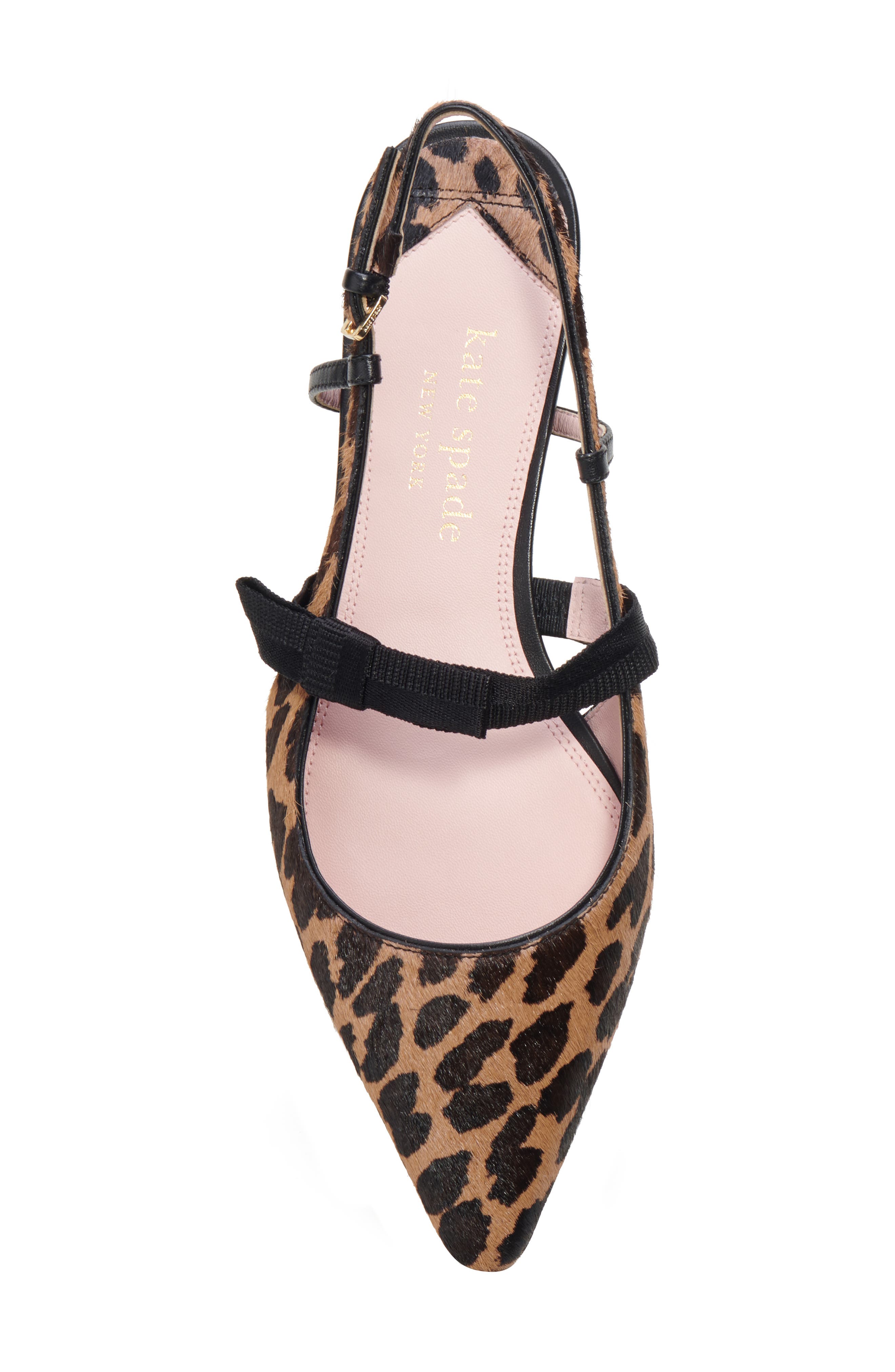 maritza pointed toe slingback flat, Alternate, color, MRDN LEO/ LGHT TOB