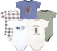 Hudson Baby Essential Cotton Bodysuits 5-Piece Set