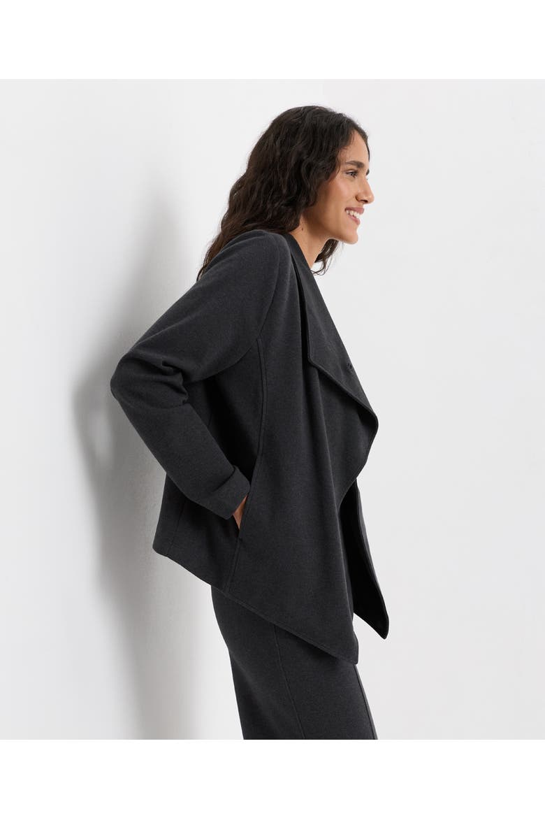 Organic Cotton Roam Soft Jacket, Alternate, color, Dark Charcoal Heather